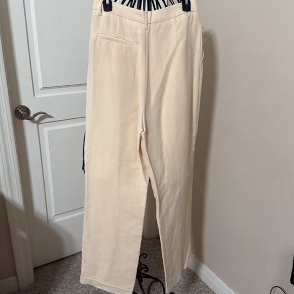 Zara Beige Wide Leg Trousers - Picture 4 of 5